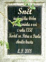 Kříž ve Sněti Fotografie objektu