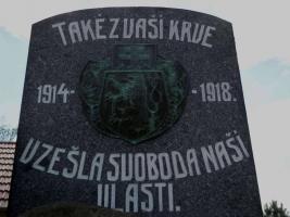 Pomník padlým v Třebešicích u Divišova Fotografie objektu