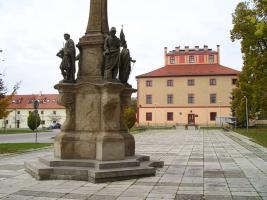 Mariánský sloup v Hostivici Fotografie objektu