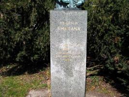 Detail pomníku B. Smetany v Kladně Fotografie objektu