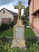 Pamětní kříž na křižovatce v Marievsi Fotografie objektu