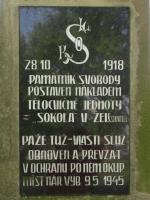 Památník Svobody Želechovice Fotografie objektu