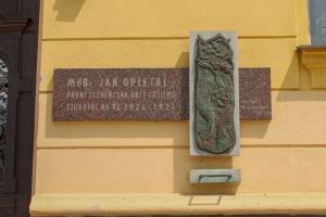 Pamětní deska Jan Opletal Litovel Fotografie objektu