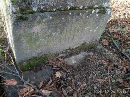 letopočet na spodku kříže Fotografie objektu