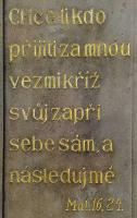 Detail nápisu vlevo Fotografie objektu