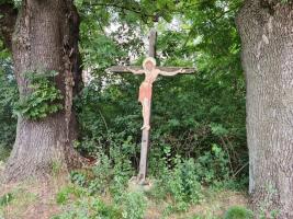 Kříž u Mořinské ulice v Hlásné Třebani Fotografie objektu