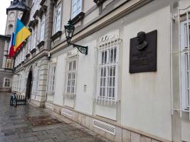 Pamětní deska Bohumila Polana ve Smetanových sadech v Plzni Fotografie objektu