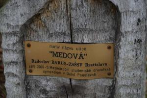 Informační tabulka na plastice Fotografie objektu