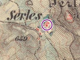 mapa III. vojenského mapování Fotografie objektu
