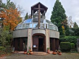 Kaple svatého Maximiliána Kolbeho v Meditační zahradě v Plzni Fotografie objektu