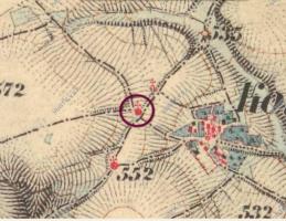 mapa III. vojenského mapování Fotografie objektu