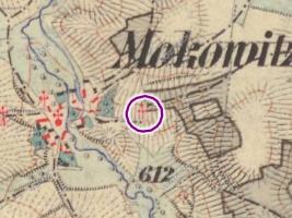 mapa III. vojenského mapování Fotografie objektu