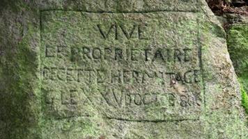 francouzský nápis u Libé Fotografie objektu