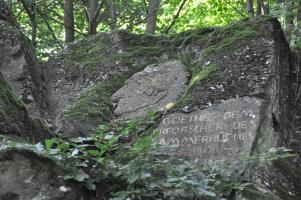 Pamětní deska Johanna Wolfganga Goetha na Komorní Hůrce Fotografie objektu